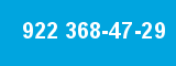 922 368-47-29 922 368-47-29